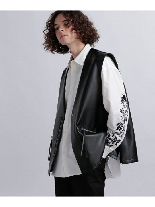 楽天市場】【SALE／40%OFF】(M)FレザーZIPベスト HARE ハレ トップス 