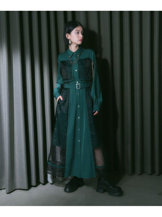 楽天市場】【SALE／14%OFF】パイピングシアーワンピース HARE ハレ