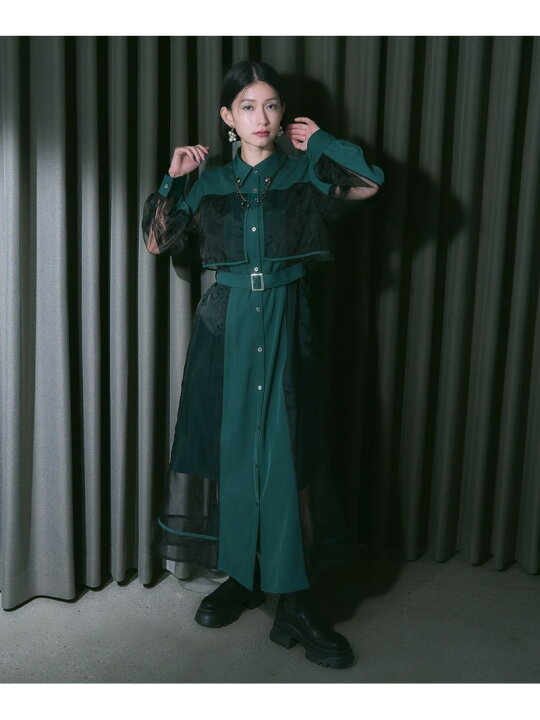 楽天市場】【SALE／14%OFF】パイピングシアーワンピース HARE ハレ 