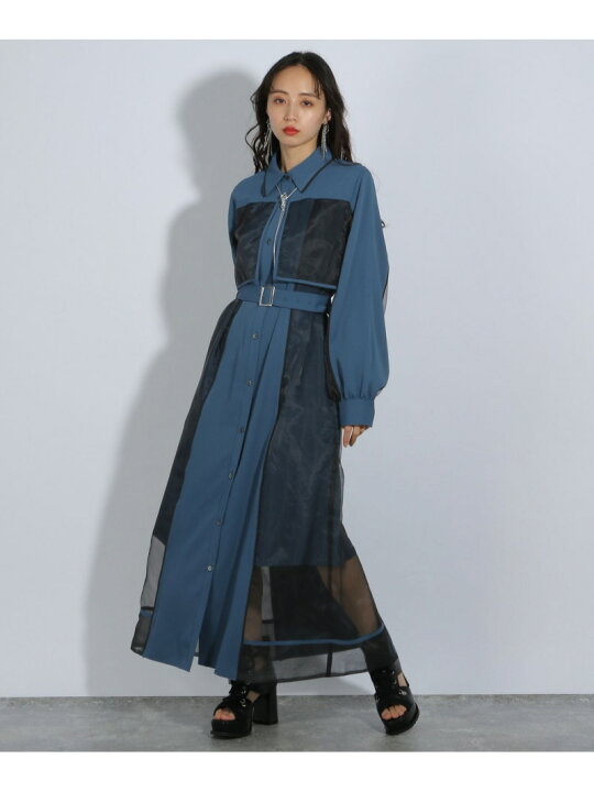 楽天市場】【SALE／14%OFF】パイピングシアーワンピース HARE ハレ 