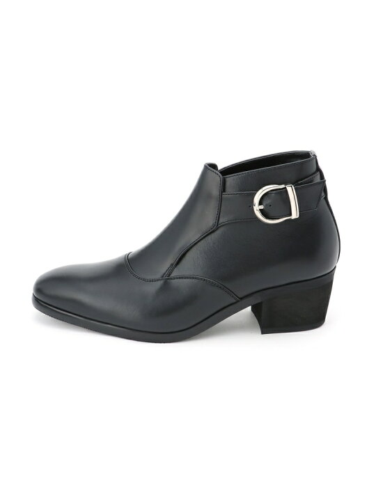 楽天市場】【SALE／40%OFF】(M)シングルモンクヒールブーツ HARE ハレ 