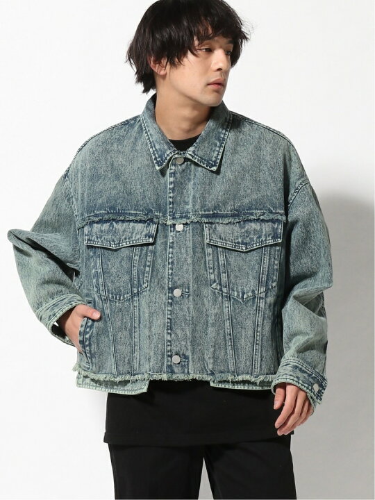 楽天市場】【SALE／50%OFF】(M)ケミカルデニムGジャン HARE ハレ 