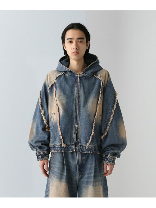 楽天市場】【SALE／20%OFF】フリンジデニムフードブルゾン HARE ハレ 