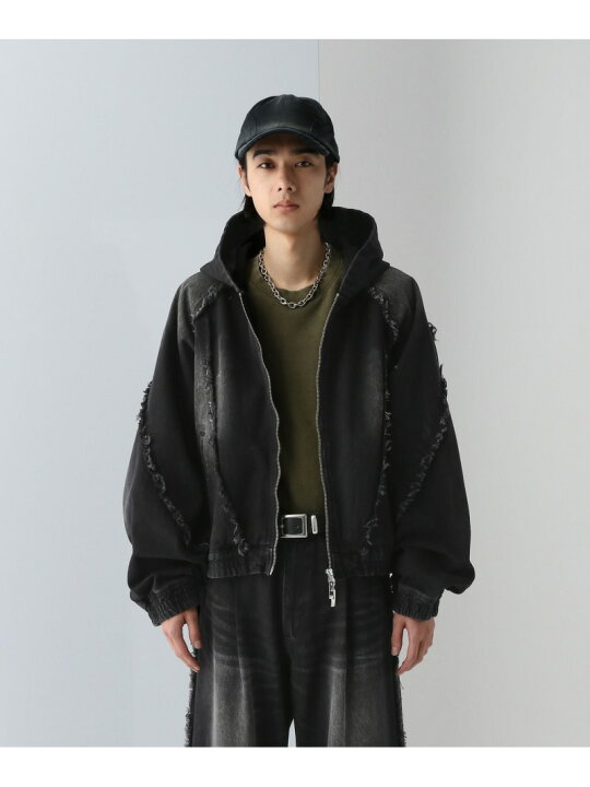 楽天市場】【SALE／20%OFF】フリンジデニムフードブルゾン HARE ハレ 