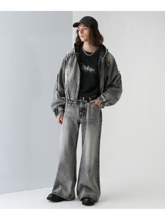 楽天市場】【SALE／20%OFF】フリンジデニムフードブルゾン HARE ハレ 