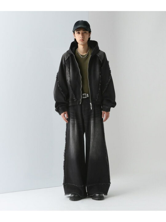 楽天市場】【SALE／20%OFF】フリンジデニムフードブルゾン HARE ハレ 