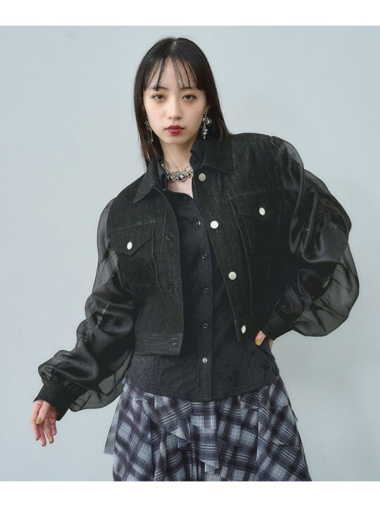 楽天市場】【SALE／48%OFF】シアーキリカエデニムブルゾン HARE ハレ 