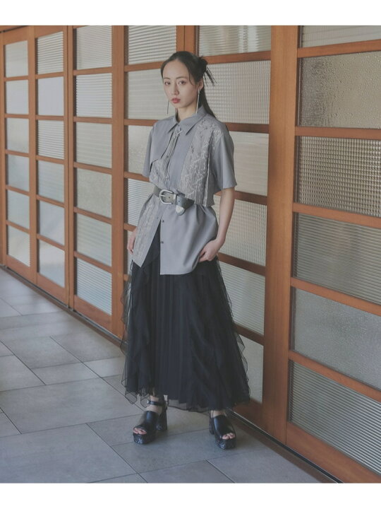楽天市場】【SALE／19%OFF】アシメプリーツシャツ HARE ハレ トップス 