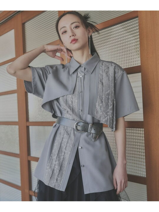 楽天市場】【SALE／19%OFF】アシメプリーツシャツ HARE ハレ トップス 