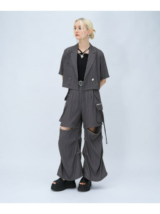 楽天市場】【SALE／18%OFF】【接触冷感】トロミメタルボタンショート 