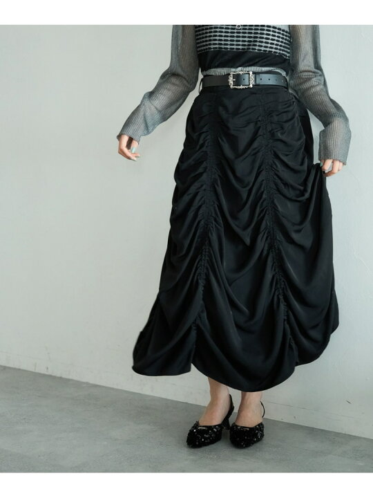 楽天市場】【SALE／38%OFF】ドロストギャザースカート HARE ハレ 