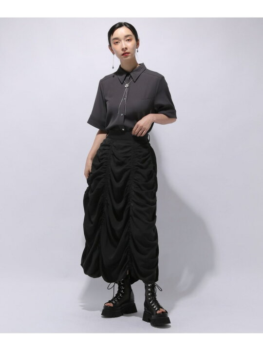 楽天市場】【SALE／38%OFF】ドロストギャザースカート HARE ハレ 