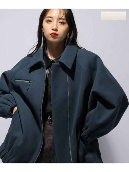 楽天市場】【SALE／28%OFF】ウーリーテック2WAYステンカラーブルゾン 