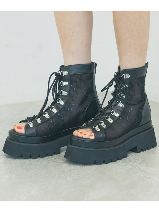 楽天市場】【SALE／41%OFF】メッシュレースアップブーサン HARE ハレ 