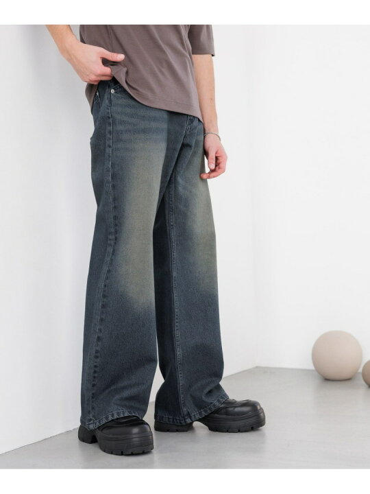 楽天市場】【SALE／26%OFF】ストレートデニムパンツ HARE ハレ パンツ 