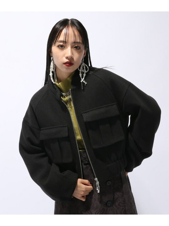楽天市場】【SALE／21%OFF】ウーリーテックポケットショートブルゾン 