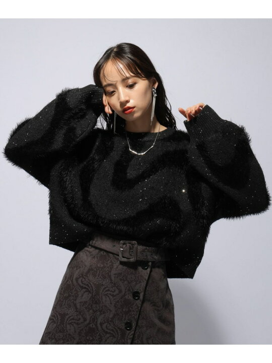 楽天市場】【SALE／20%OFF】イソザイラインスパンコールニット HARE 