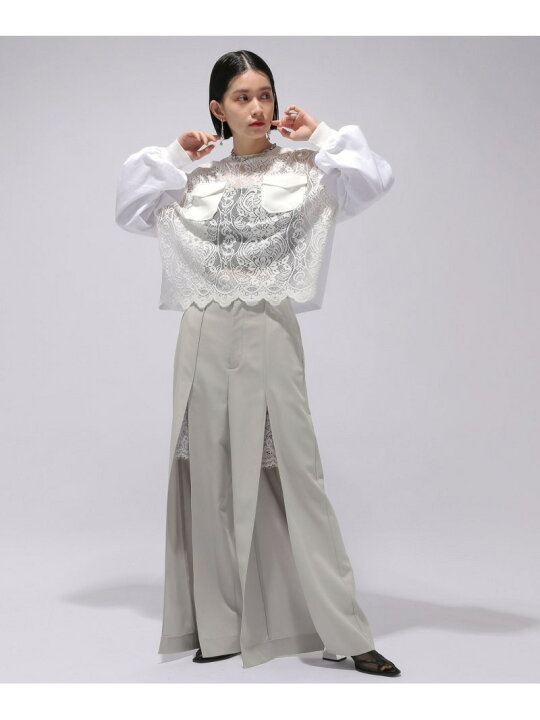 楽天市場】【SALE／50%OFF】ディープスリットレースパンツ HARE ハレ 