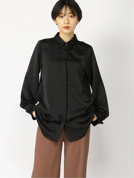 楽天市場】【SALE／30%OFF】(W)サテンチャイナシャツ/LS HARE ハレ 