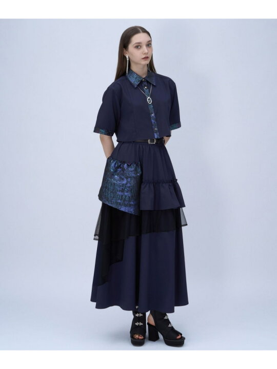楽天市場】【SALE／20%OFF】ラメアートジャガードショートシャツ HARE 