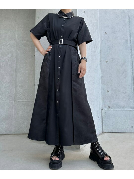 楽天市場】【SALE／22%OFF】ジャガードキリカエタックワンピース HARE 