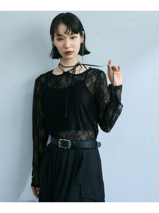 楽天市場】レースシアーT HARE ハレ トップス カットソー・Tシャツ 