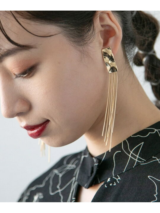 楽天市場】チェーンフリンジイヤリング HARE ハレ アクセサリー  