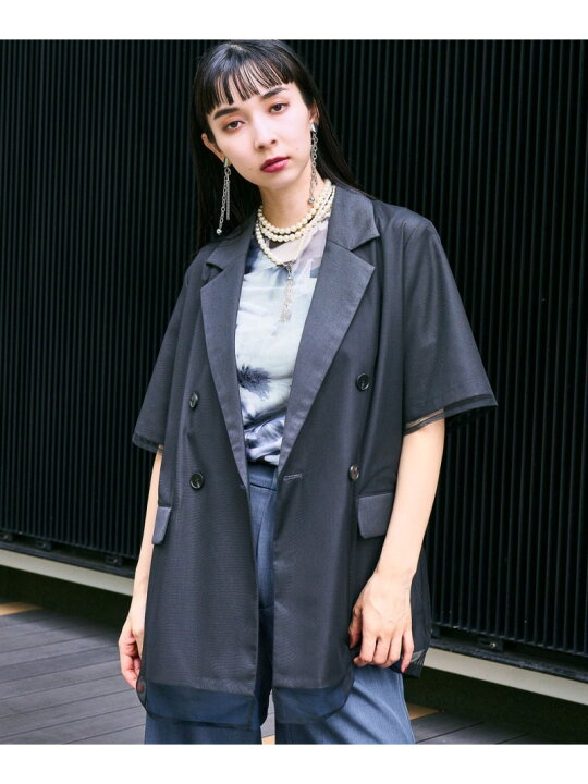 楽天市場】【SALE／23%OFF】チュールドッキングジャケット HARE ハレ 
