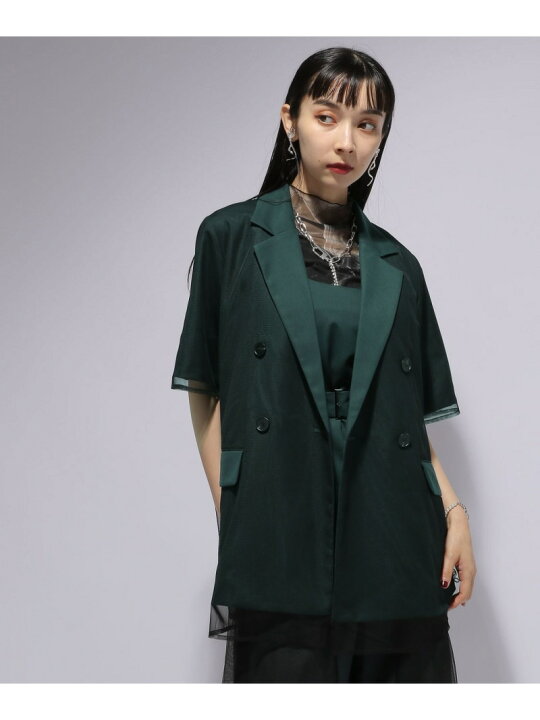 楽天市場】【SALE／23%OFF】チュールドッキングジャケット HARE ハレ 