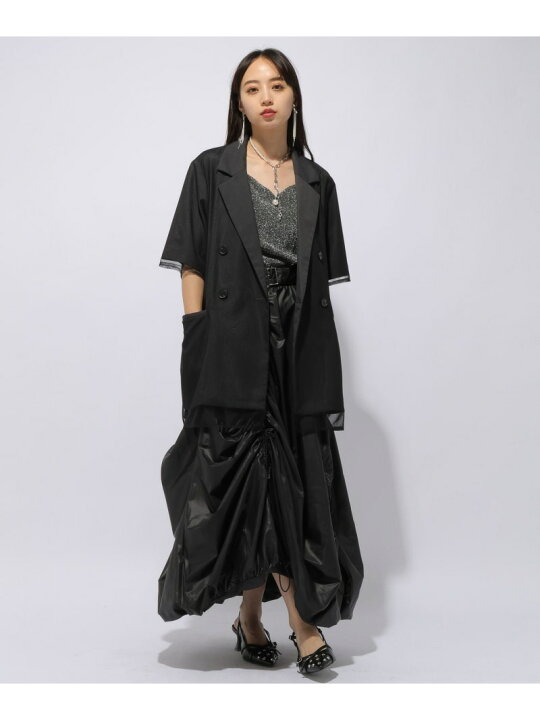 楽天市場】【SALE／23%OFF】チュールドッキングジャケット HARE ハレ 
