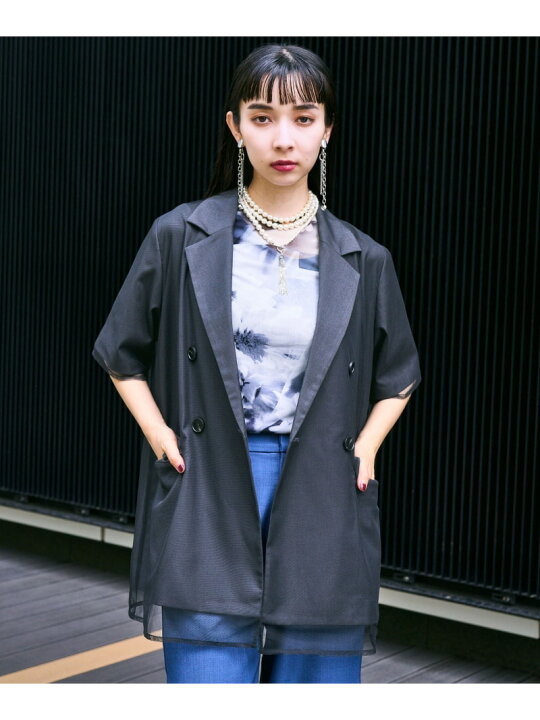 楽天市場】【SALE／23%OFF】チュールドッキングジャケット HARE ハレ 