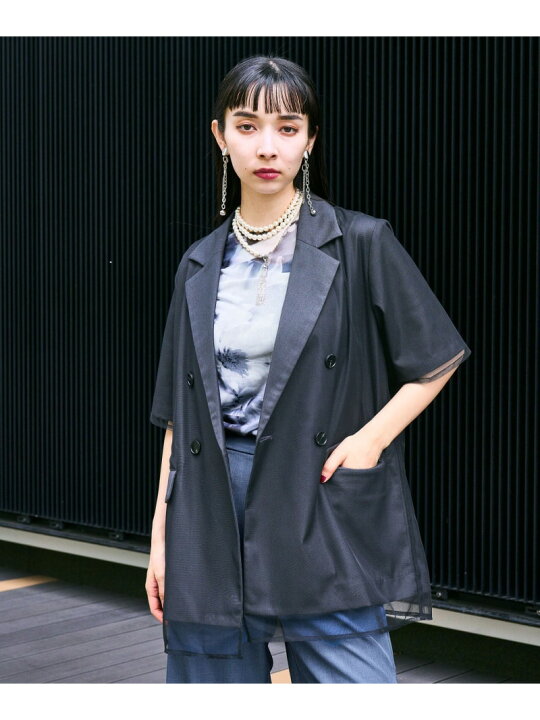 楽天市場】【SALE／23%OFF】チュールドッキングジャケット HARE ハレ 