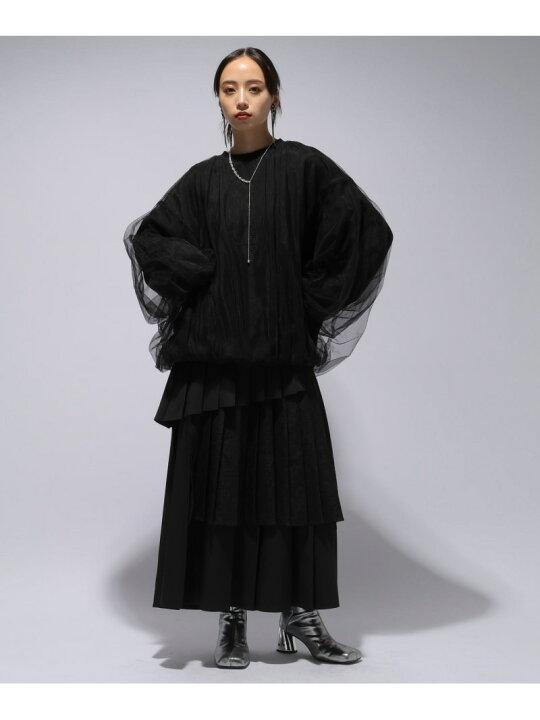 楽天市場】【SALE／35%OFF】チュールレイヤードビッグスウェット HARE 