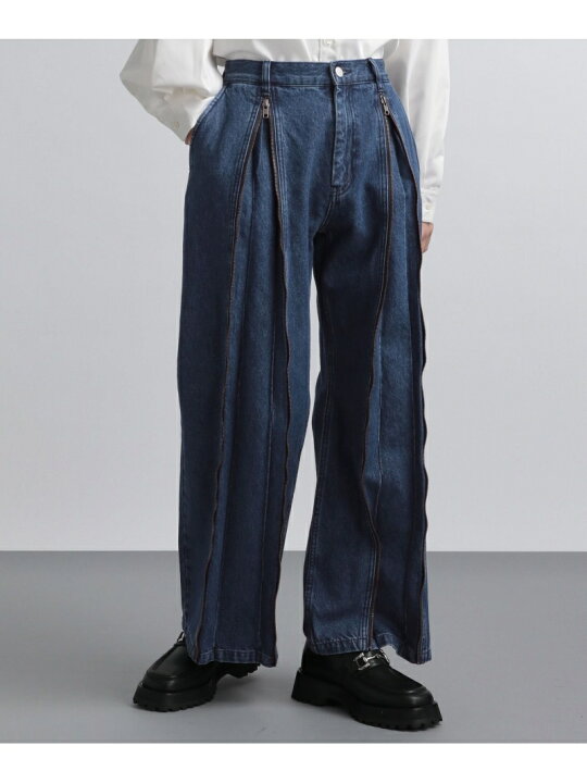 楽天市場】【SALE／20%OFF】(M)フロントZIPバギーデニム HARE ハレ 