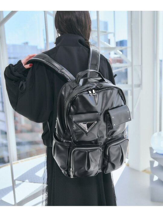 楽天市場】プレートポケットデザインリュック HARE ハレ バッグ 