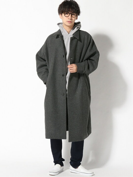 楽天市場】【SALE／50%OFF】(M)W/ポンチョステンカラーコート HARE  