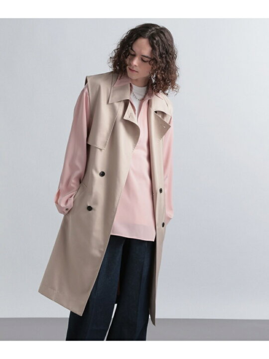 楽天市場】【SALE／48%OFF】(M)ノースリーブロングトレンチ HARE ハレ 