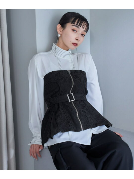 楽天市場】【SET UP対応 LADIES】ジャガードタックコルセット HARE 