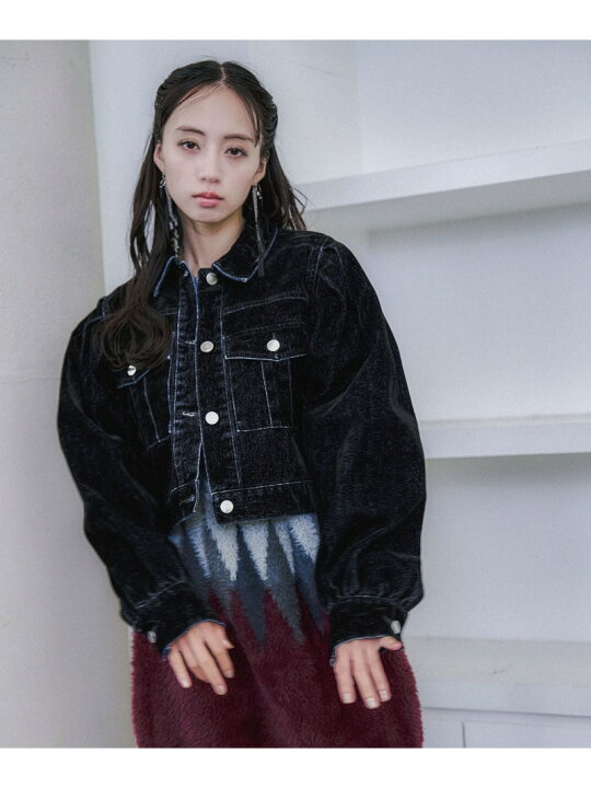 楽天市場】【SALE／50%OFF】フロッキーデニムジャケット HARE ハレ 