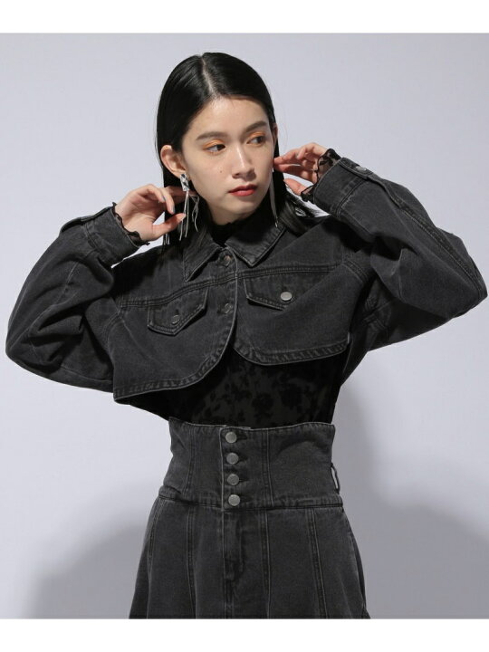 楽天市場】【SALE／30%OFF】(W)デニムボレロJKT HARE ハレ ジャケット 