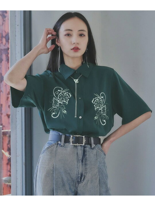 楽天市場】トロミシシュウミドルシャツ HARE ハレ トップス シャツ 