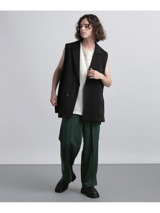 楽天市場】【SALE／50%OFF】(M)トロミサイドスリットジレ HARE ハレ 