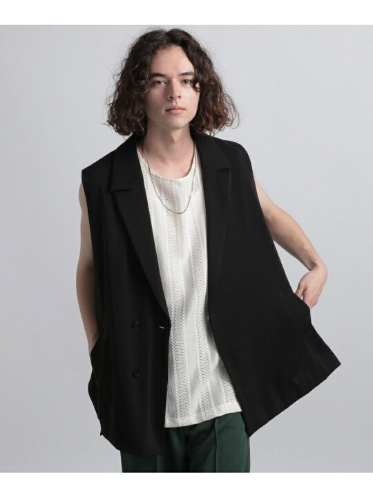 楽天市場】【SALE／50%OFF】(M)トロミサイドスリットジレ HARE ハレ 