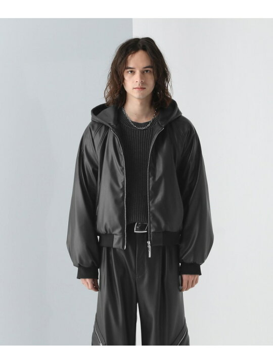 楽天市場】【SALE／30%OFF】レザーコンパクトフードブルゾン HARE ハレ 