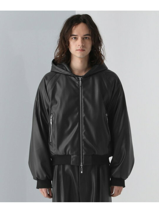 楽天市場】【SALE／30%OFF】レザーコンパクトフードブルゾン HARE ハレ 
