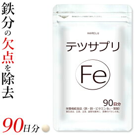 鉄 サプリ 90日分 吸収率 鉄分 サプリメント 葉酸 ビタミンB12 銅 赤血球 鉄分不足 妊婦 妊娠 授乳 非 ヘム鉄