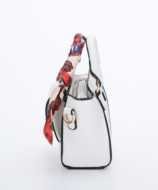 楽天市場】スカーフ付きハンドバッグ ショルダー付き ハンドバッグ  