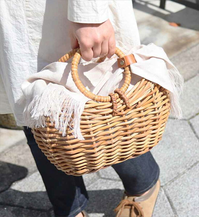 楽天市場】アラログ サークルハンドル ラウンドかごバッグ THE AROROG  