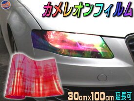 楽天市場 ヘッドライトフィルム 赤の通販