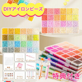 【選べる24〜264色★11セット P5+ 2点580円 3点50%OFF】アイロンビーズ セット 2.6mm用 アイロンアートビーズ ナノビーズ アイロンビーズ図案 白 黒 カートゥンキャラクター アイロンビーズ収納ケース 単色補充ビーズ ミニアイロンビーズセット SNS人気！